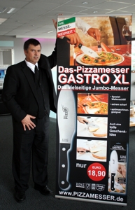 Pizzamesser GASTRO XL Rollup-Banner